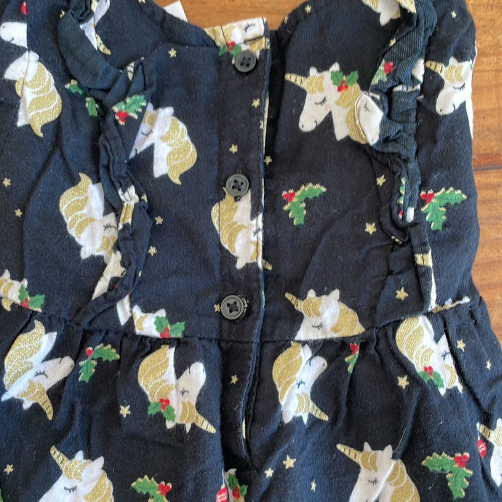 💰FINAL PRICE!💰Carter’s Holiday Unicorn Dress - Picture 3 of 9